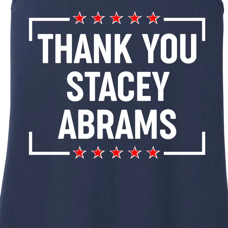 Thank You Stacey Abrams Ladies Essential Tank