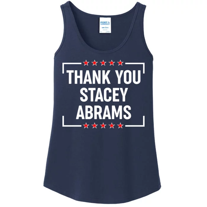 Thank You Stacey Abrams Ladies Essential Tank