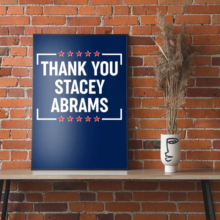 Thank You Stacey Abrams Poster