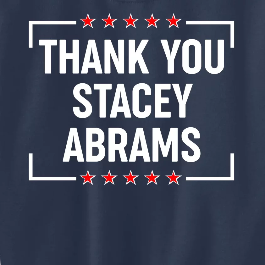 Thank You Stacey Abrams Kids Sweatshirt