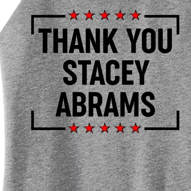 Thank You Stacey Abrams Women’s Perfect Tri Rocker Tank