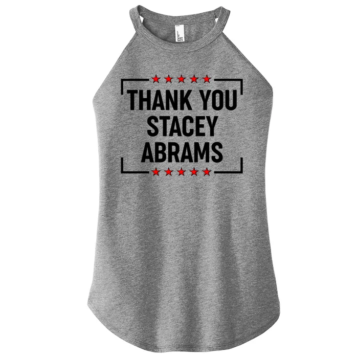 Thank You Stacey Abrams Women’s Perfect Tri Rocker Tank