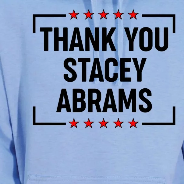 Thank You Stacey Abrams Unisex Surf Hoodie