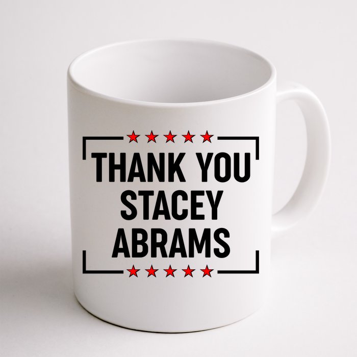 Thank You Stacey Abrams Front & Back Coffee Mug