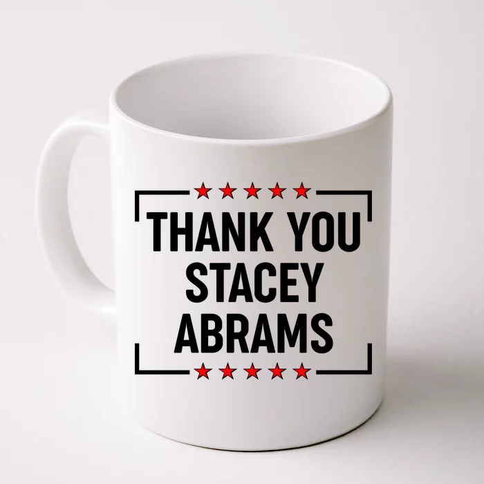 Thank You Stacey Abrams Front & Back Coffee Mug