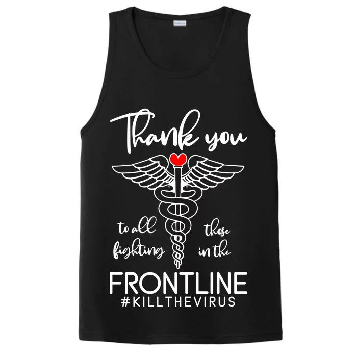 Thank You To All Those Fighting In The Frontline Performance Tank