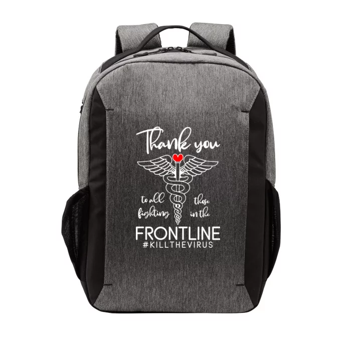 Thank You To All Those Fighting In The Frontline Vector Backpack