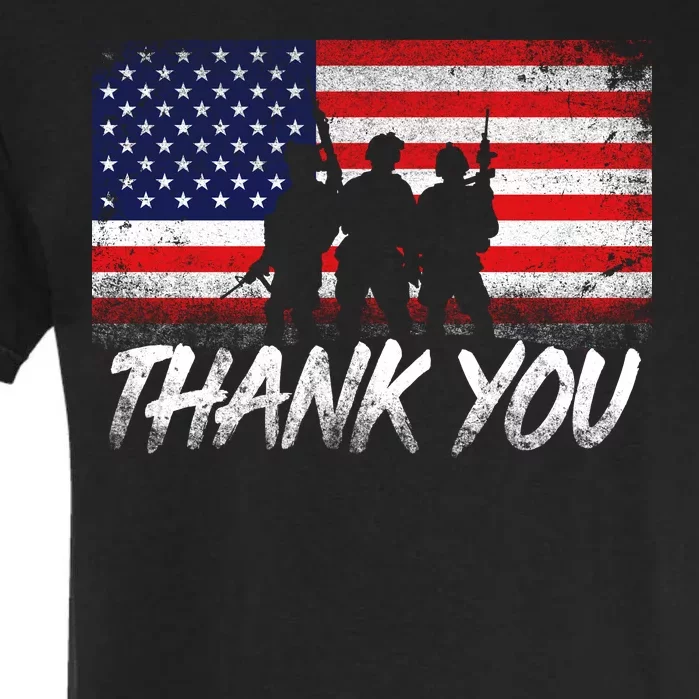 Thank You USA Troops Garment-Dyed Heavyweight T-Shirt