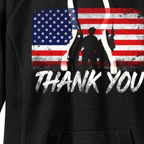 Thank You USA Troops Women's Fleece Hoodie