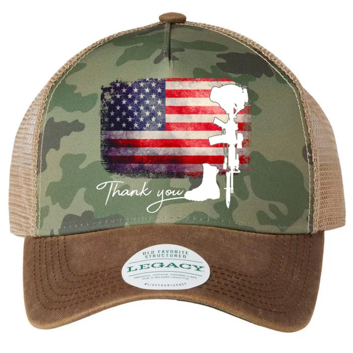 Thank You Veterans Memorial Day Legacy Tie Dye Trucker Hat