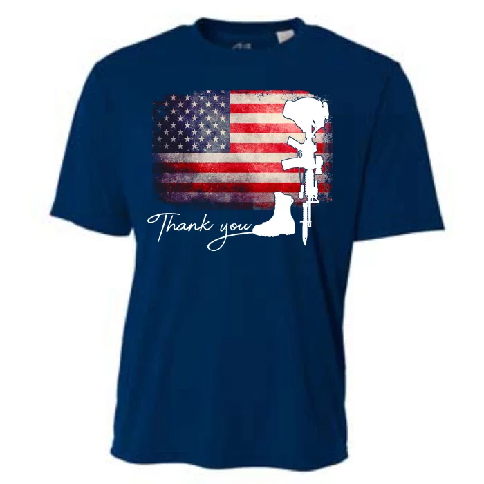 Thank You Veterans Memorial Day Cooling Performance Crew T-Shirt