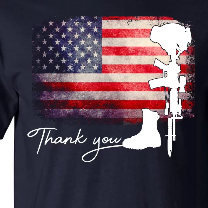 Thank You Veterans Memorial Day Tall T-Shirt