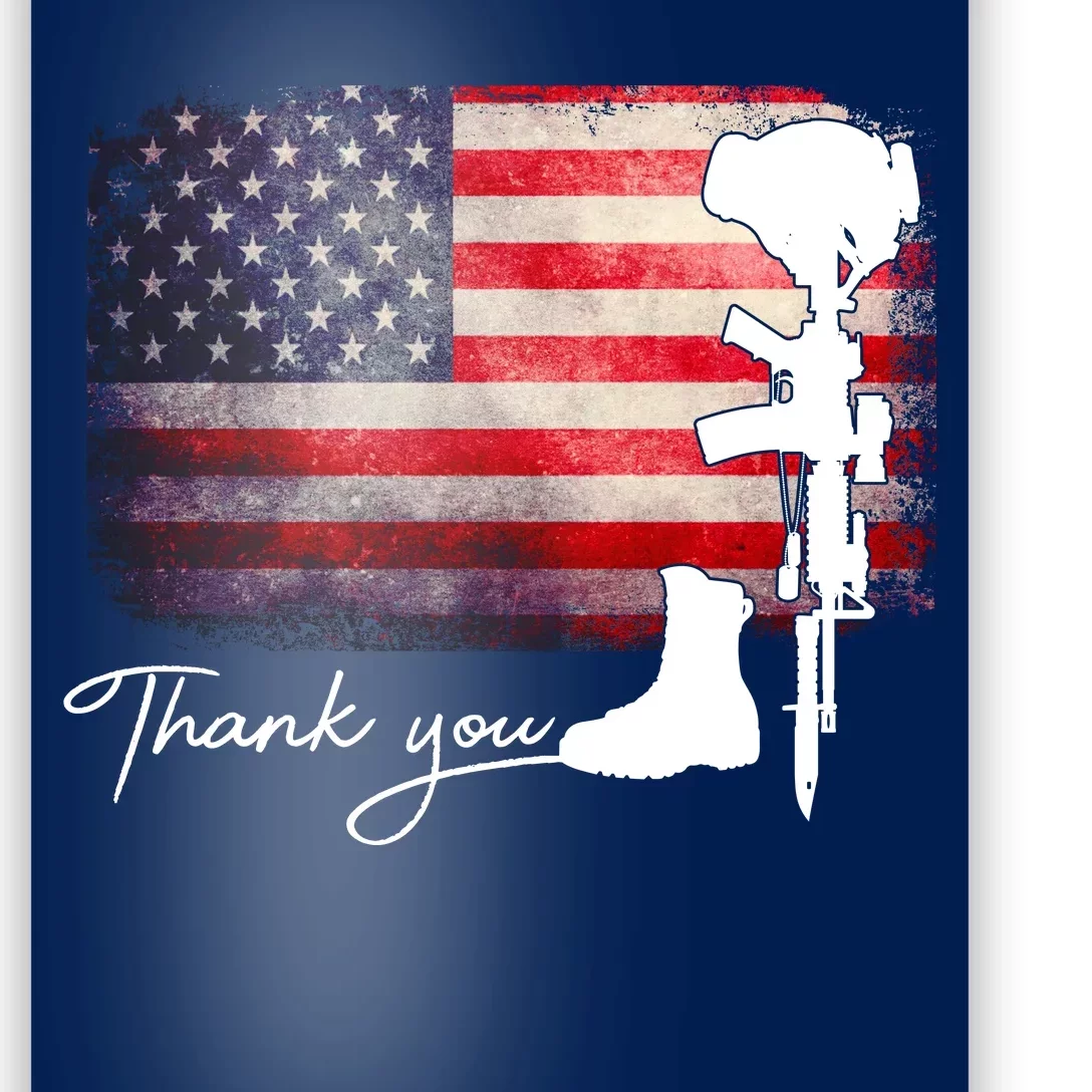 Thank You Veterans Memorial Day Poster