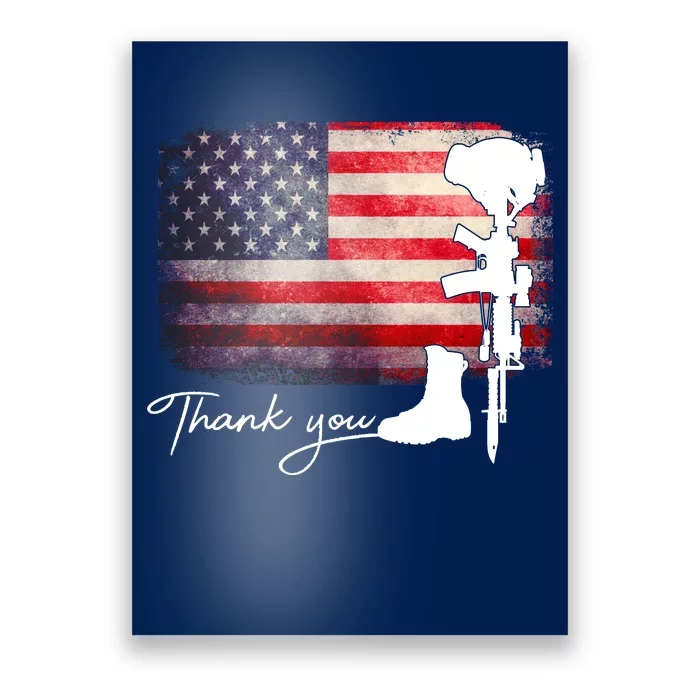 Thank You Veterans Memorial Day Poster