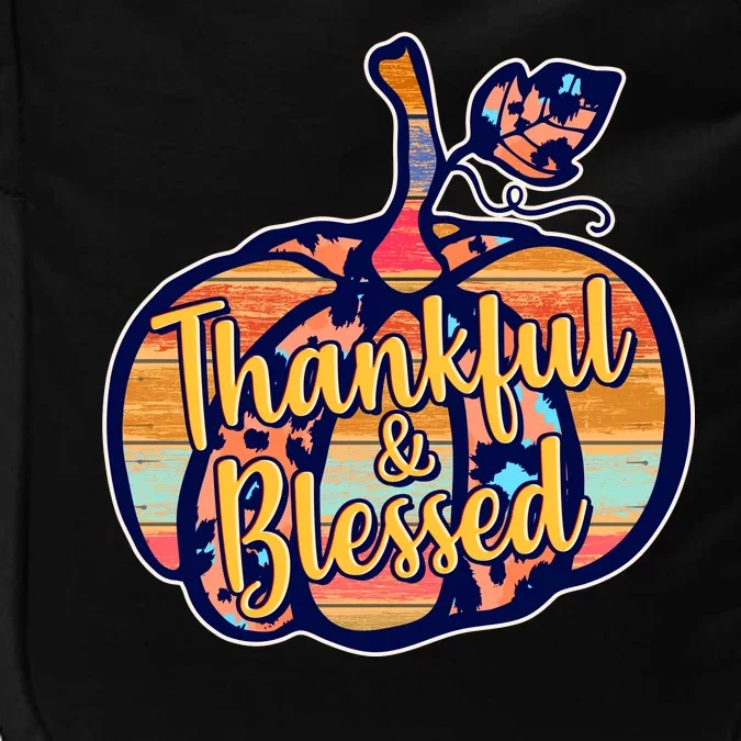 Thankful & Blessed Fashion Pumpkin Impact Tech Backpack