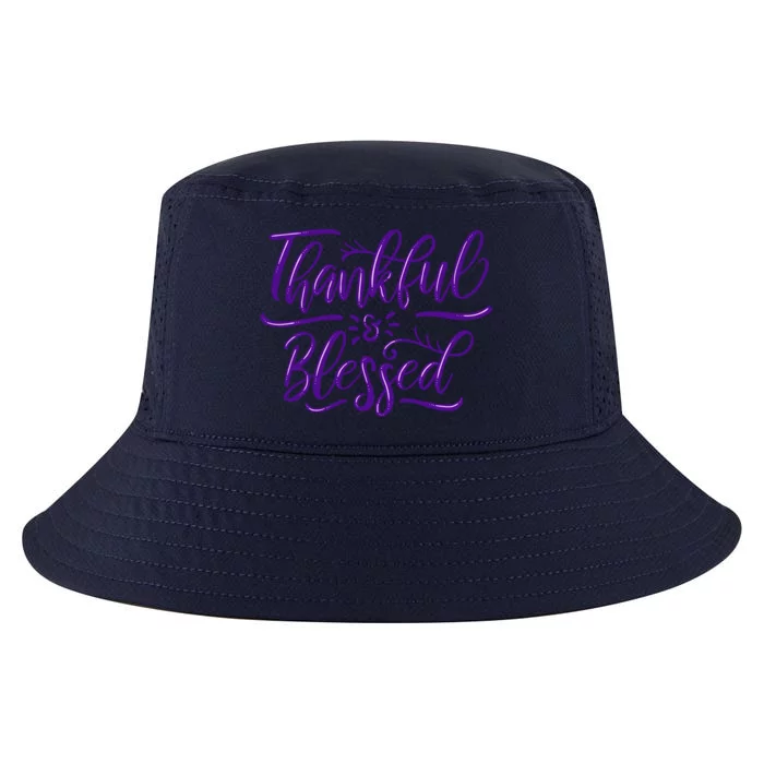 Thankful And Blessed Cool Comfort Performance Bucket Hat