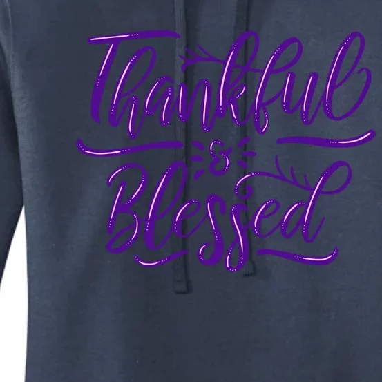 Thankful And Blessed Women's Pullover Hoodie