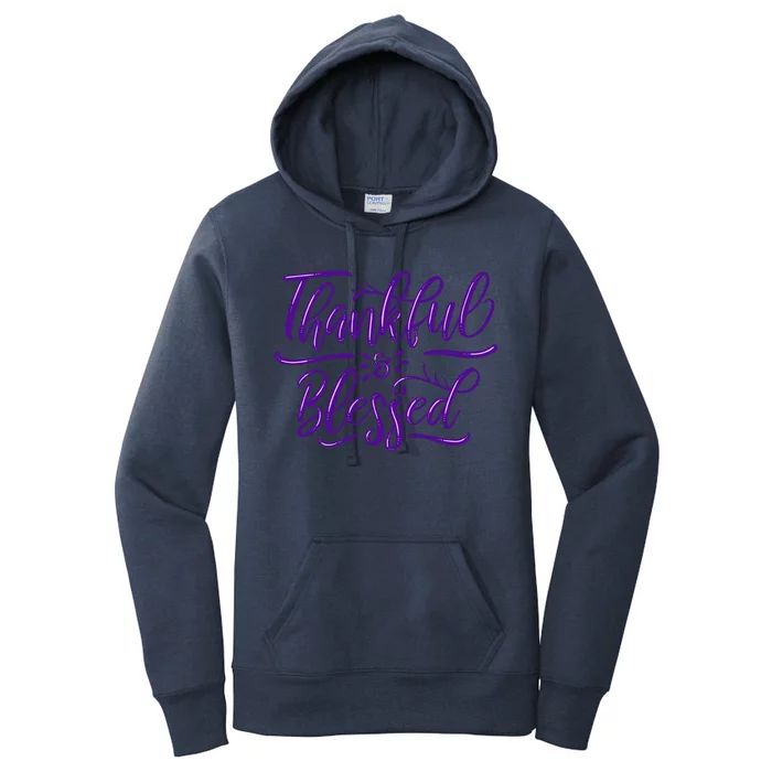 Thankful And Blessed Women's Pullover Hoodie