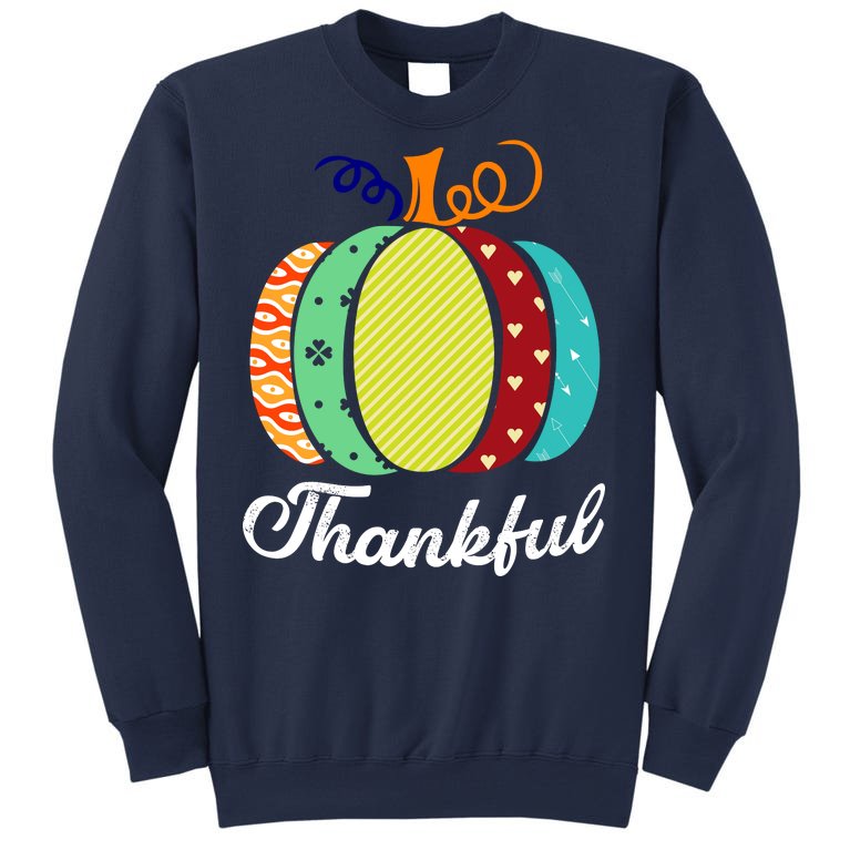 Thankful Floral Pumpkin Sweatshirt