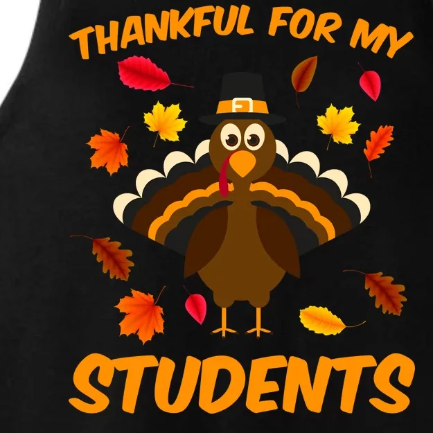 Thankful For My Students Ladies Tri-Blend Wicking Tank