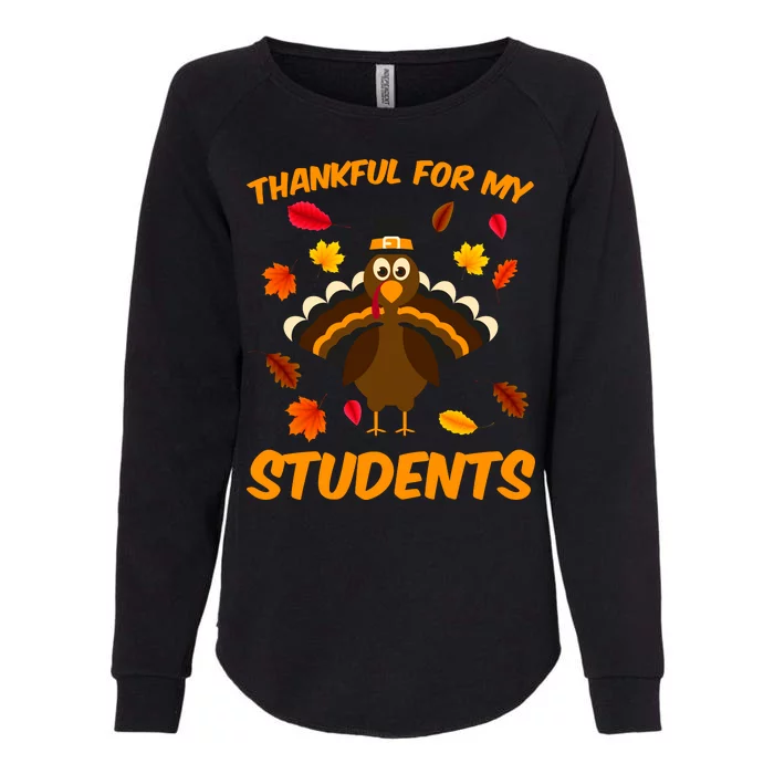 Thankful For My Students Womens California Wash Sweatshirt