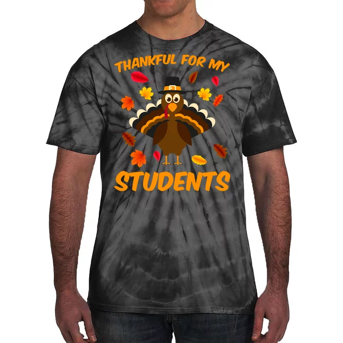 Thankful For My Students Tie-Dye T-Shirt