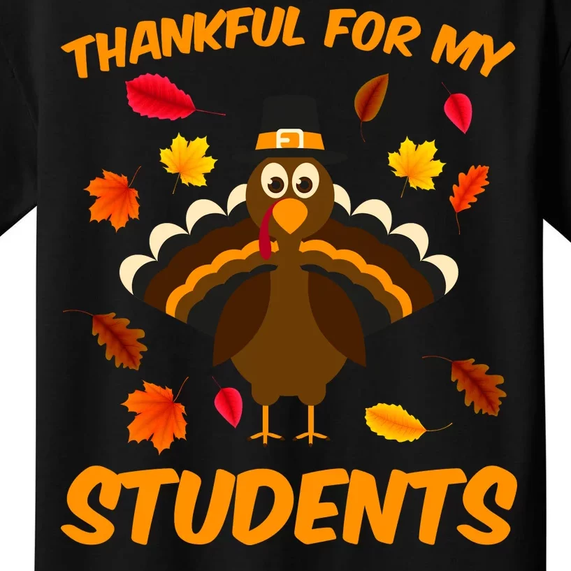 Thankful For My Students Kids T-Shirt