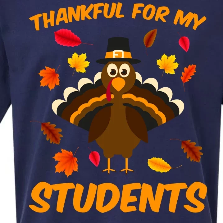 Thankful For My Students Sueded Cloud Jersey T-Shirt