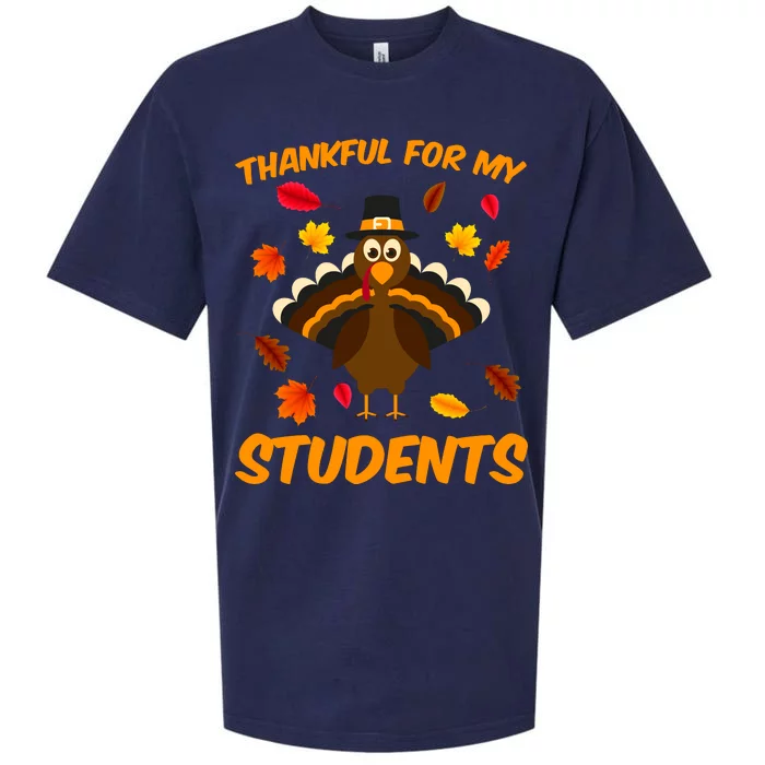 Thankful For My Students Sueded Cloud Jersey T-Shirt