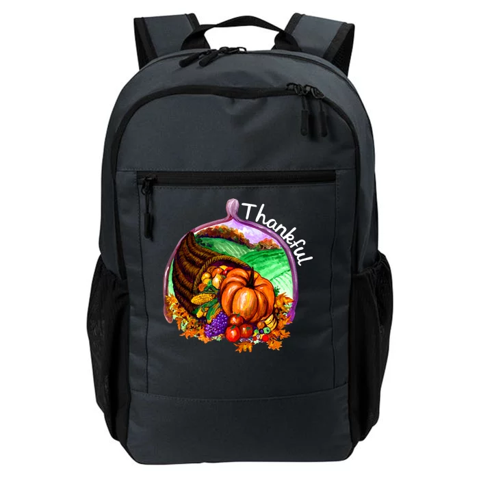 Thankful Pumpkin Fall Thanksgiving Daily Commute Backpack