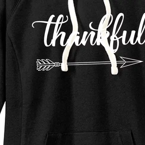 Thankful Thanksgiving Day Women's Fleece Hoodie