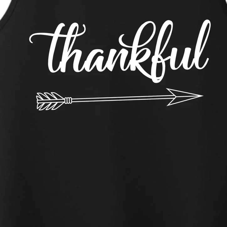 Thankful Thanksgiving Day Performance Tank