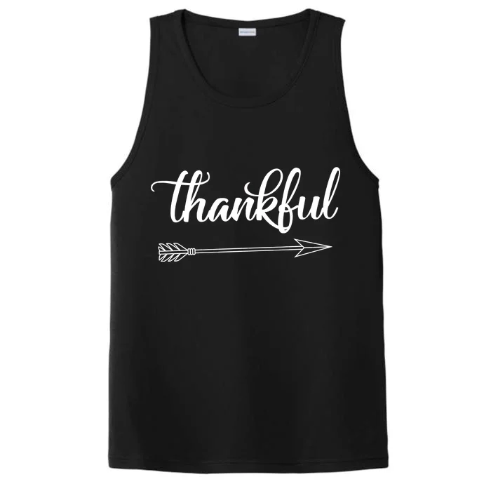 Thankful Thanksgiving Day Performance Tank