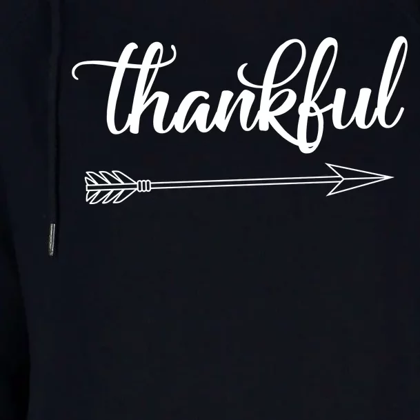 Thankful Thanksgiving Day Womens Funnel Neck Pullover Hood