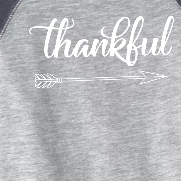 Thankful Thanksgiving Day Toddler Fine Jersey T-Shirt