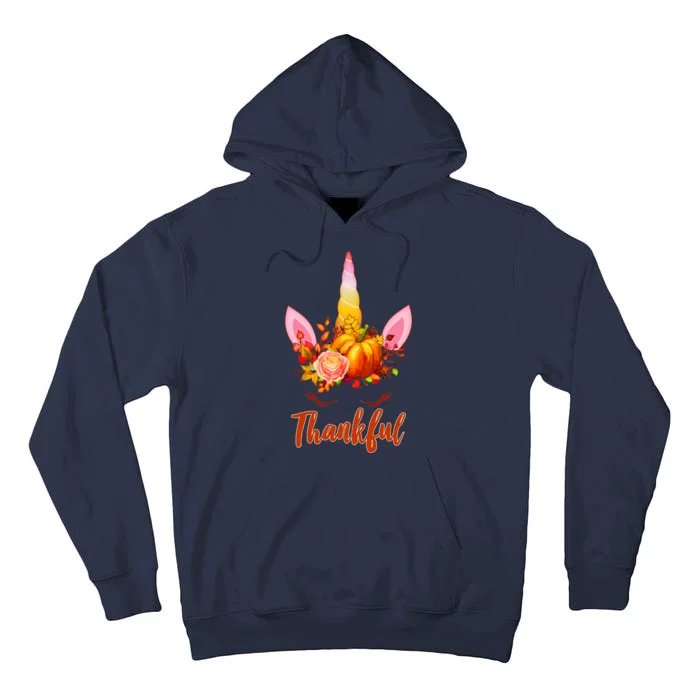 Thankful Unicorn Autumn Tall Hoodie