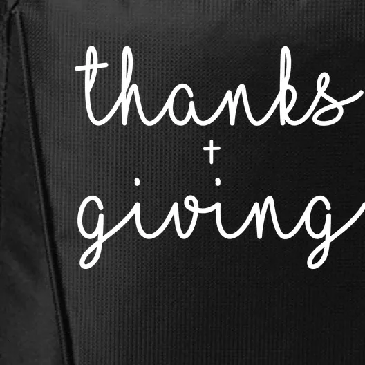 Thanks Plus Giving Cute Thanksgiving City Backpack