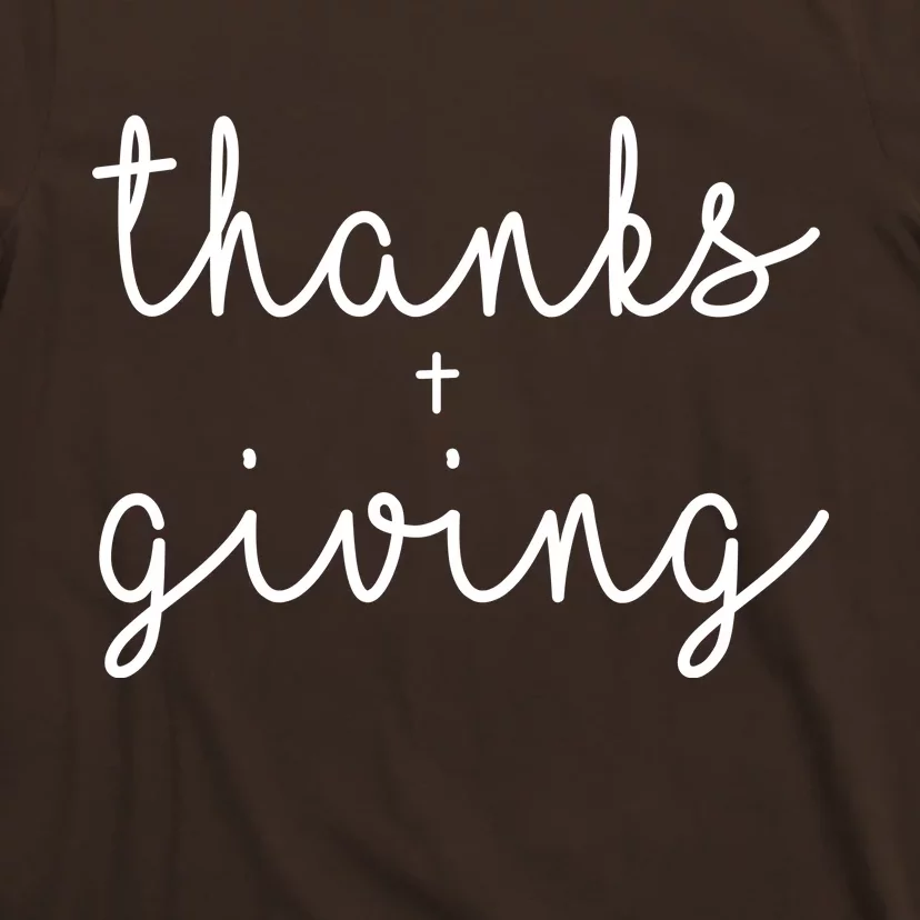 Thanks Plus Giving Cute Thanksgiving T-Shirt