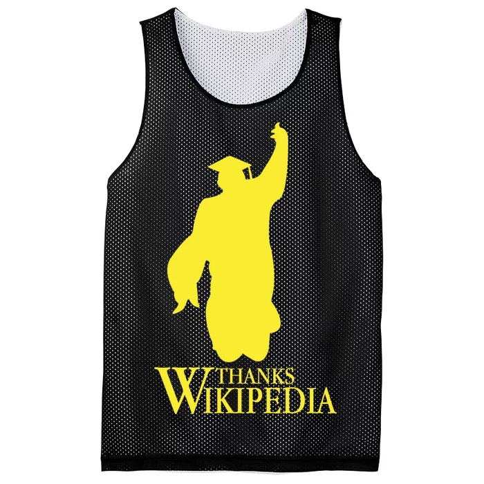 Thanks Wikipedia Mesh Reversible Basketball Jersey Tank