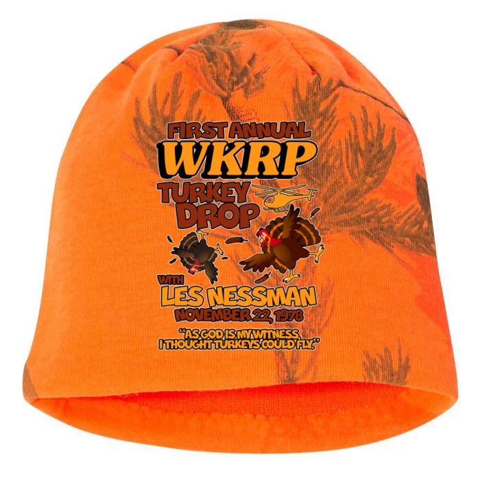 Thanksgiving 1st Annual WKRP Turkey Drop Kati - Camo Knit Beanie