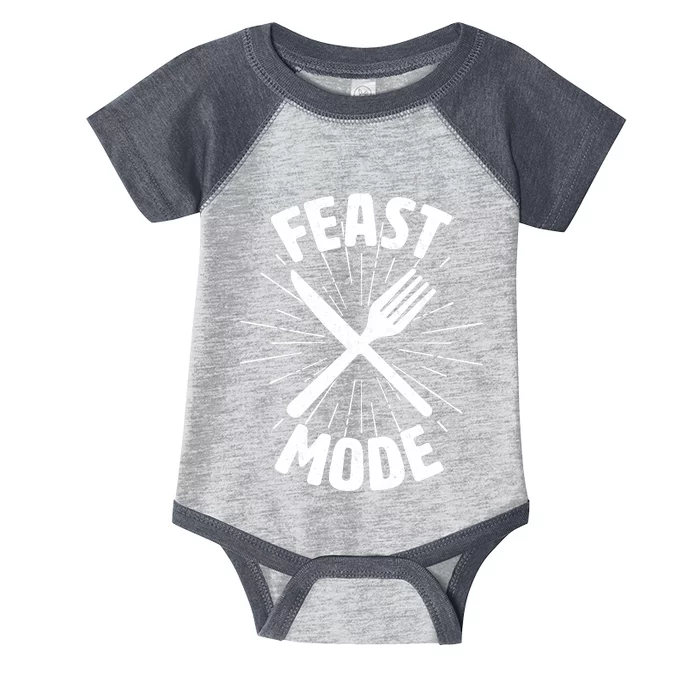 Thanksgiving And Christmas Feast Mode Infant Baby Jersey Bodysuit