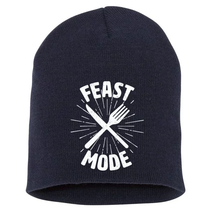 Thanksgiving And Christmas Feast Mode Short Acrylic Beanie