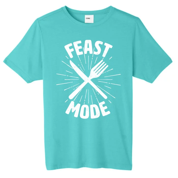 Thanksgiving And Christmas Feast Mode ChromaSoft Performance T-Shirt