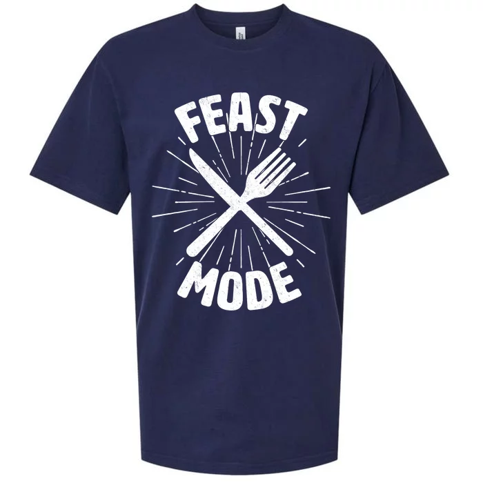 Thanksgiving And Christmas Feast Mode Sueded Cloud Jersey T-Shirt