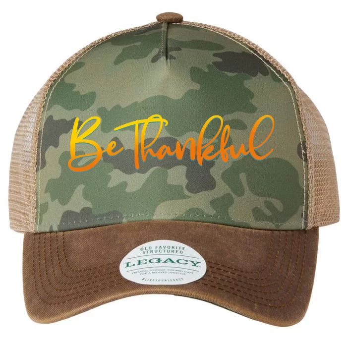 Thanksgiving Be Thankful Legacy Tie Dye Trucker Hat