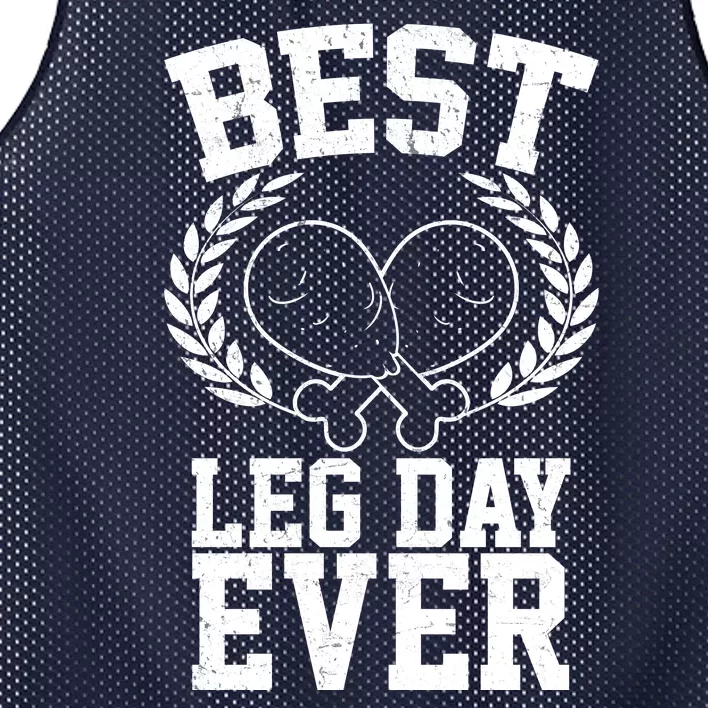 Thanksgiving Best Leg Day Ever Mesh Reversible Basketball Jersey Tank