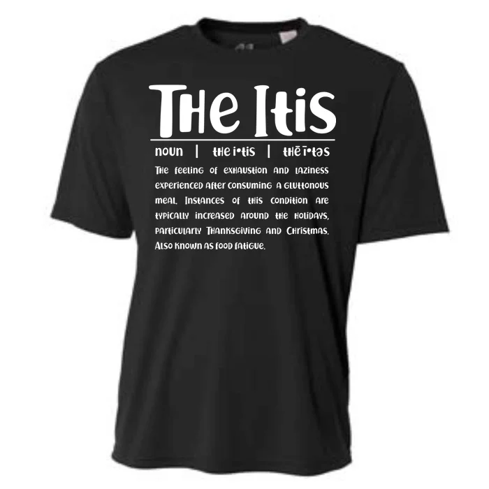 Thanksgiving Christmas The Itis Cooling Performance Crew T-Shirt