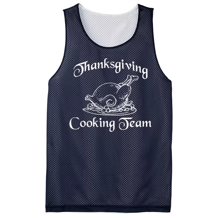 Thanksgiving Cooking Team Mesh Reversible Basketball Jersey Tank