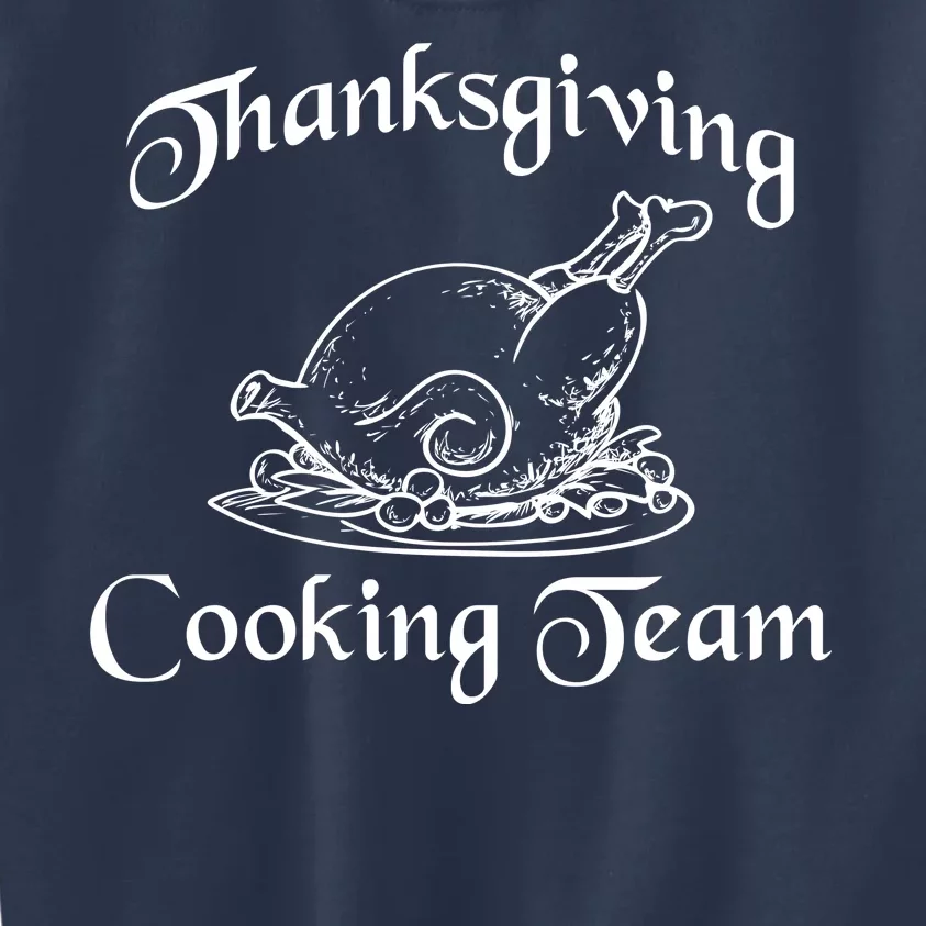 Thanksgiving Cooking Team Kids Sweatshirt