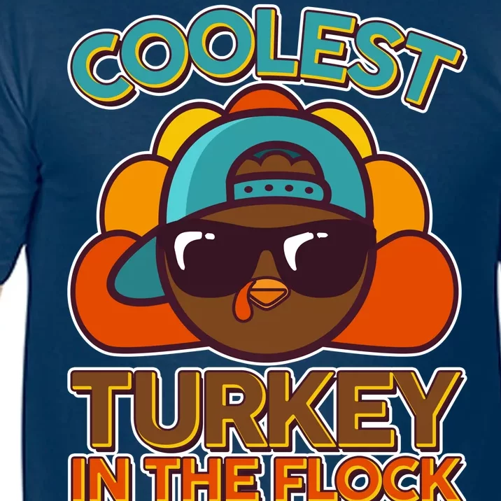 Thanksgiving Coolest Turkey In The Flock Comfort Colors T-Shirt